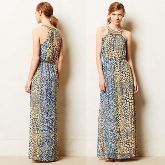 Anthropologie Dresses & Skirts - Anthropologie Mayacamas Beaded Maxi Dress 2